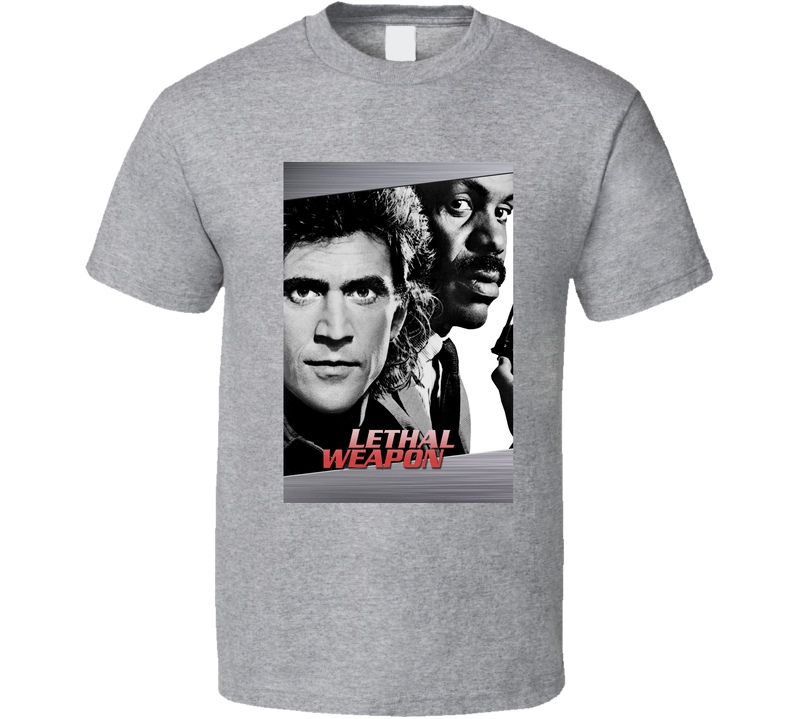 Lethal Weapon Classic 80s Action Movie Gray Unisex T Shirt