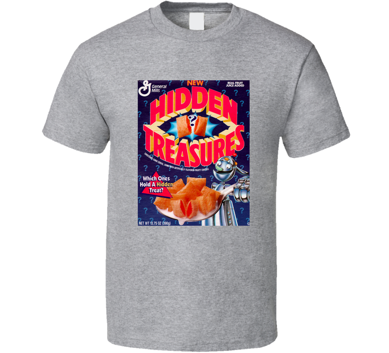 Hidden Treasures 90s Cereal Gray Unisex T Shirt