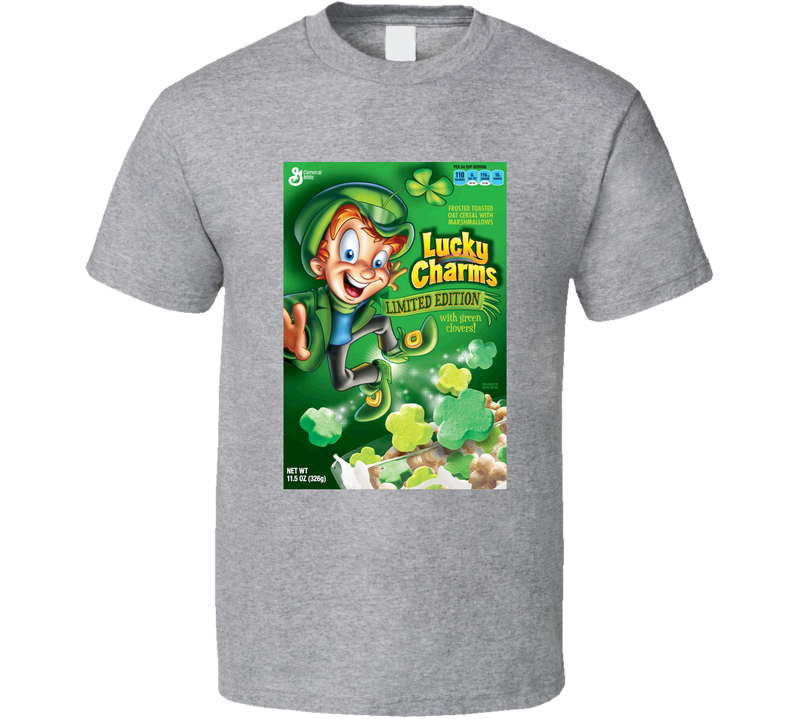 Lucky Charms Limited Edition 90s Cereal Gray Unisex T Shirt
