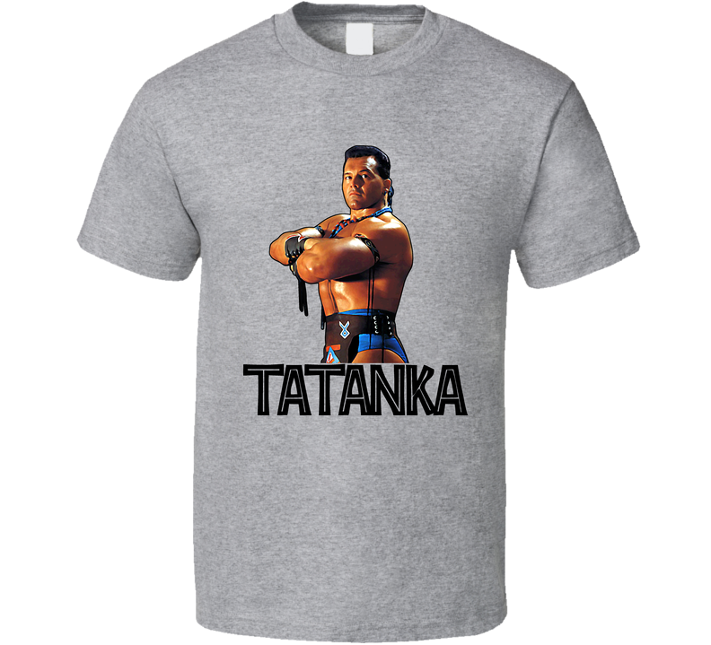 Tatanka Wrestling Gray Unisex T Shirt