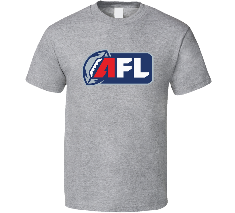 Afl American Football League Logo Gray Unisex T Shirt