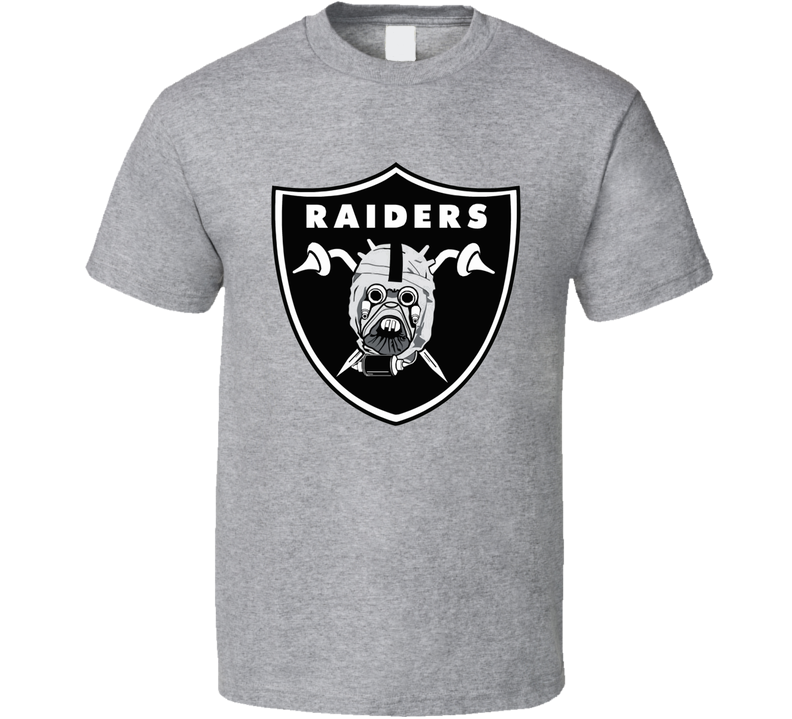 Star Wars Raiders Sports Parody Gray Unisex T Shirt Star Wars Raiders Sports Parody Gray Unisex T Shirt