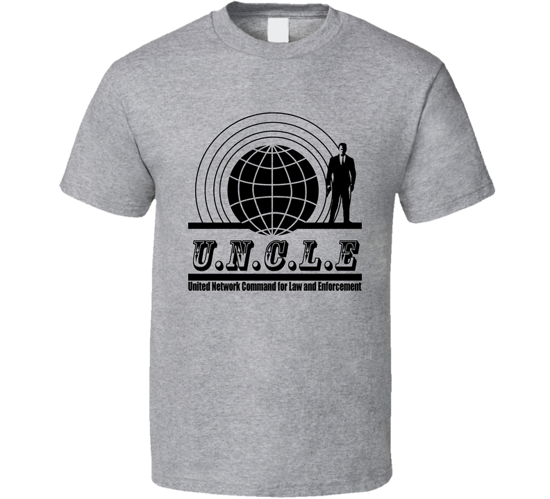 The Man From Uncle Tv Gray Unisex T Shirt