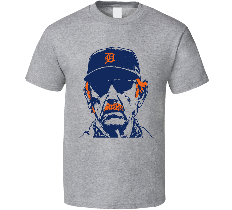 Jim Leyland Detroit Manager Tigers Gray Unisex T Shirt Jim Leyland Detroit Manager Tigers Gray Unisex T Shirt
