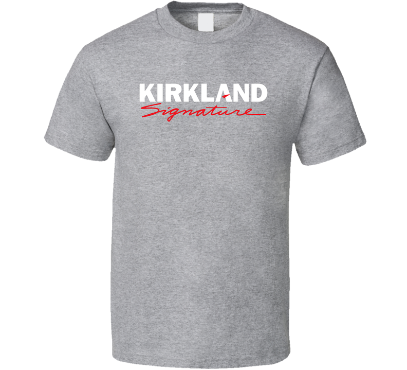 Kirkland Signature Best Over The Counter Medication Logo Gray Unisex T Shirt Kirkland Signature Best Over The Counter Medication Logo Gray Unisex T Shirt