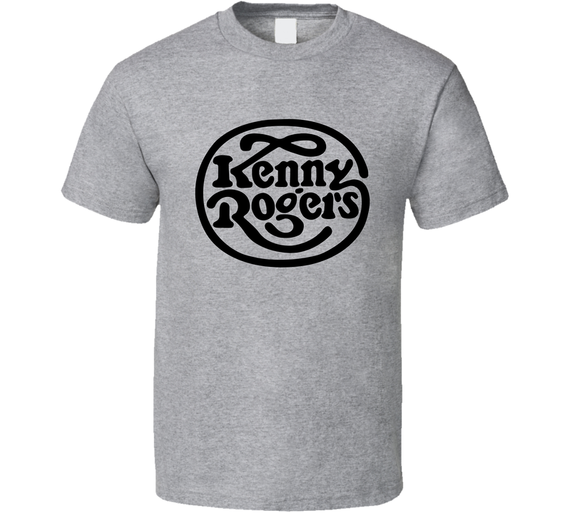 Kenny Rogers Vintage Logo Country Music Legend Fan Gray Unisex T Shirt