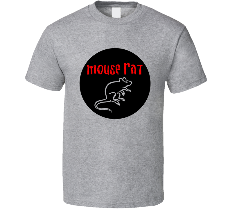 Mouse Rat Parks And Rec Fictional Band Logo Chris Pratt Tv Fan Gray Unisex T Shirt