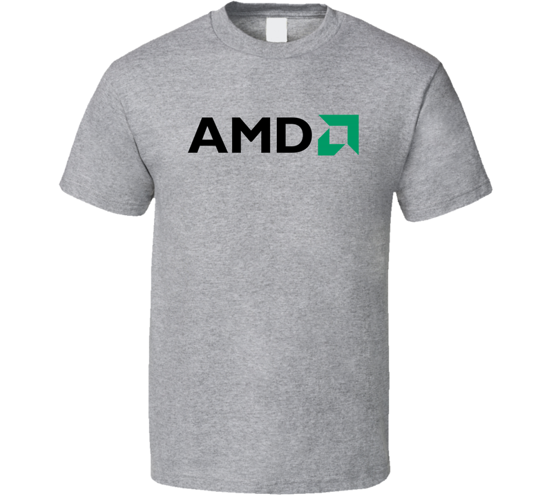 Amd Technology Company Gray Unisex T Shirt Amd Technology Company Gray Unisex T Shirt