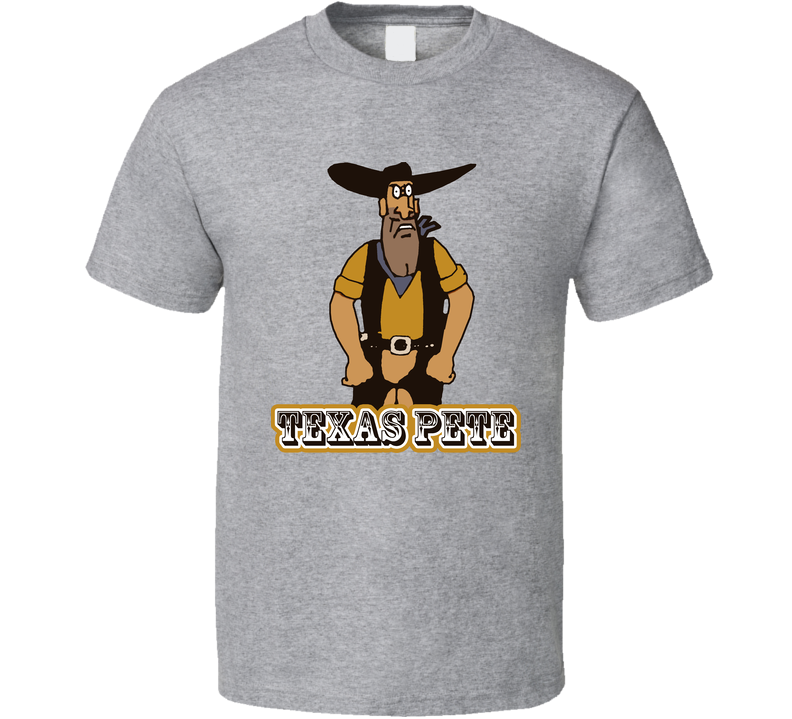 Texas Pete Superted Gray Unisex T Shirt Texas Pete Superted Gray Unisex T Shirt