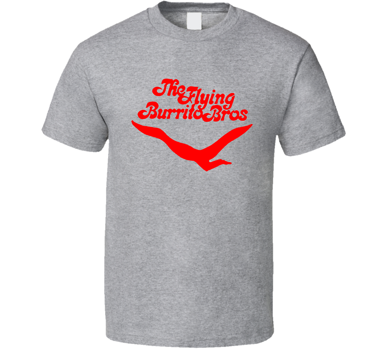 The Flying Burrito Brothers Eagles Music Gray Unisex T Shirt