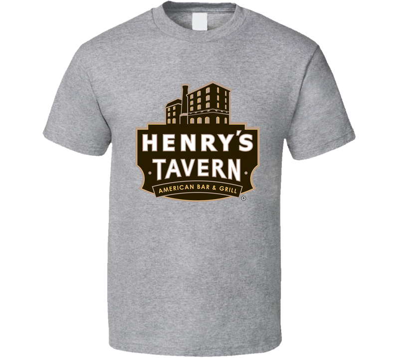 Henry's Tavern Denver Colorado Top Restaurants Food Fan Lover Foodie Gray Unisex T Shirt