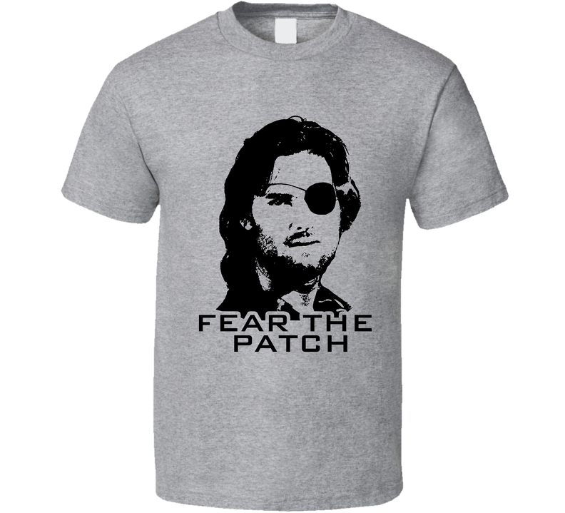 Snake Plissken Fear The Patch Gray Unisex T Shirt