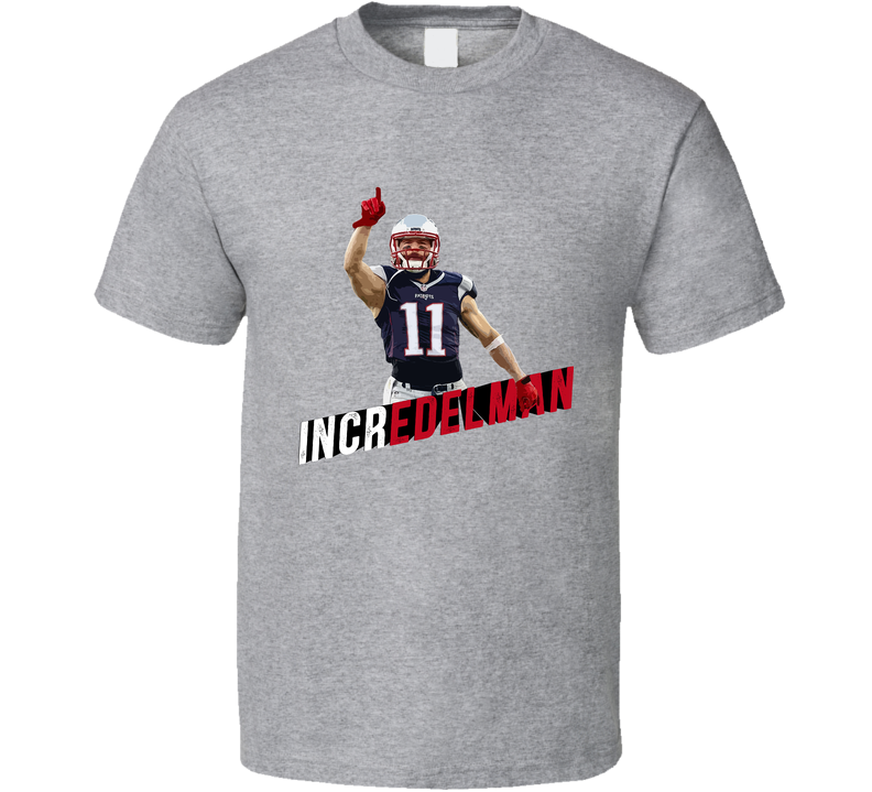 Julian Edelman New England Incredelman Gray Unisex T Shirt