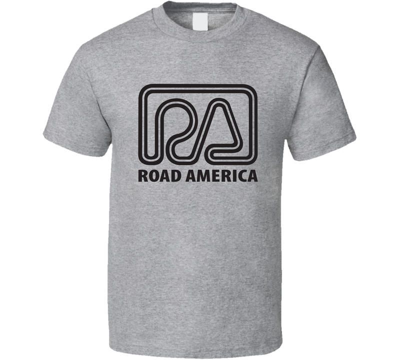 Road America Racing Enthusiasts Vintage Gray Unisex T Shirt