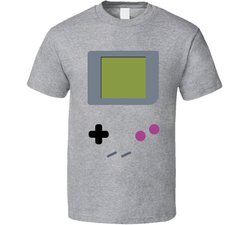 Nintendo Game Boy Video Game Gray Unisex T Shirt Nintendo Game Boy Video Game Gray Unisex T Shirt