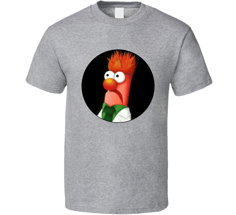 Beaker The Muppets Fan Tv Show Gray Unisex T Shirt