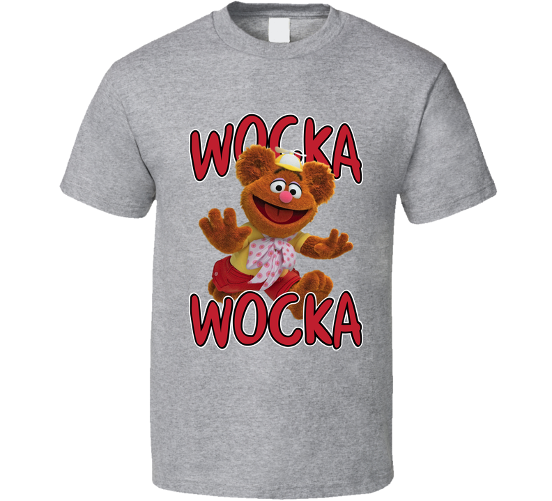 Muppet Babies Wocka Fozzie Kids Tv Show Gray Unisex T Shirt Muppet Babies Wocka Fozzie Kids Tv Show Gray Unisex T Shirt