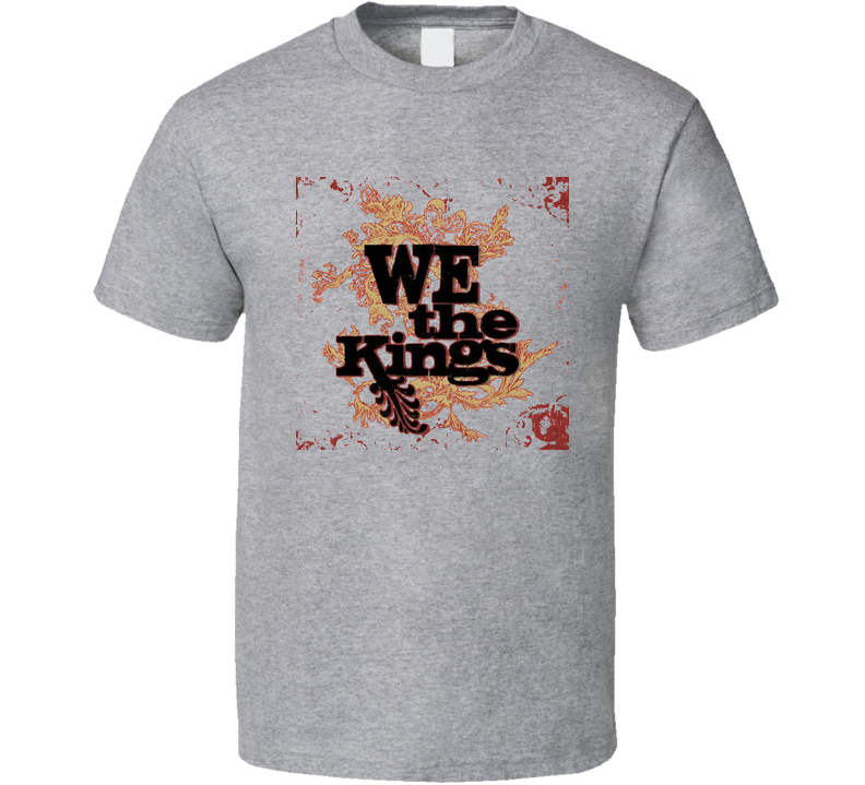 We The Kings Emo Punk Rock Album Cover Gray Unisex T Shirt