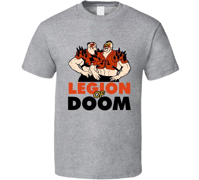 Legion Of Doom Retro Wrestling Gray Unisex T Shirt