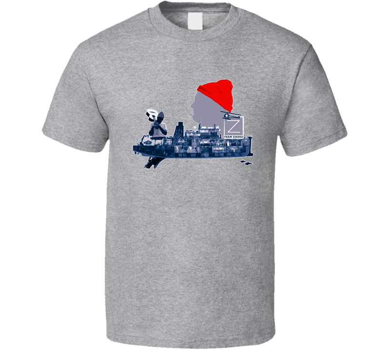 The Life Aquatic Bill Murray Steve Zissou Gray Unisex T Shirt