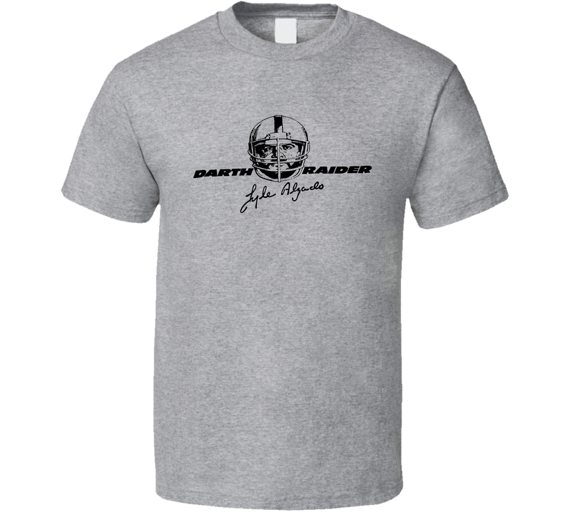Lyle Alzado Darth Raider Retro Football Gray Unisex T Shirt Lyle Alzado Darth Raider Retro Football Gray Unisex T Shirt
