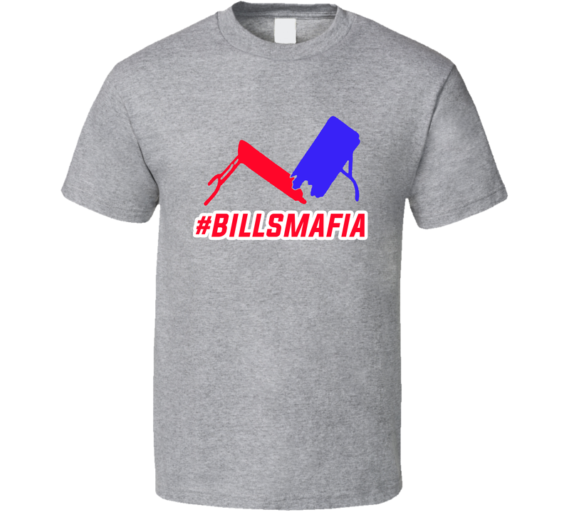 Hashtag Bills Mafia Jump On Folding Table Gray Unisex T Shirt