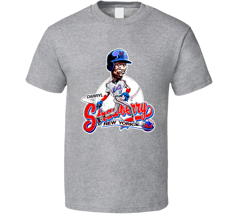 Darryl Strawberry Daryl New York Baseball Gray Unisex T Shirt Darryl Strawberry Daryl New York Baseball Gray Unisex T Shirt