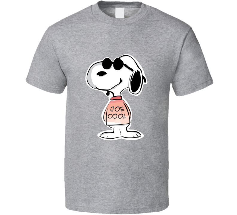 Snoopy Joe Cool Gray Unisex T Shirt Snoopy Joe Cool Gray Unisex T Shirt