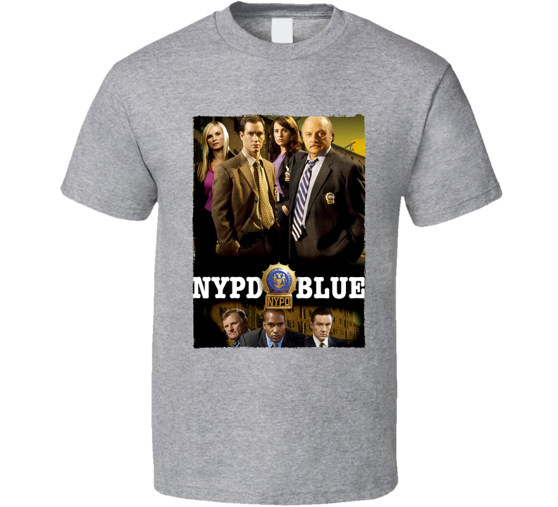 Nypd Blue 90s Cop Tv Show Gray Unisex T Shirt