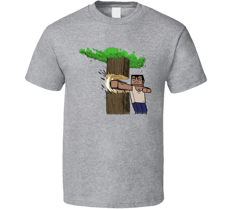 Minecraft Player Funny Video Game Gray Unisex T Shirt
