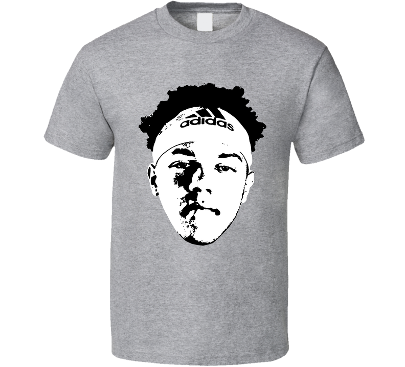 Adrian Martinez Heisman Trophy Candidate 2019 College Football Big Head Gray Unisex T Shirt