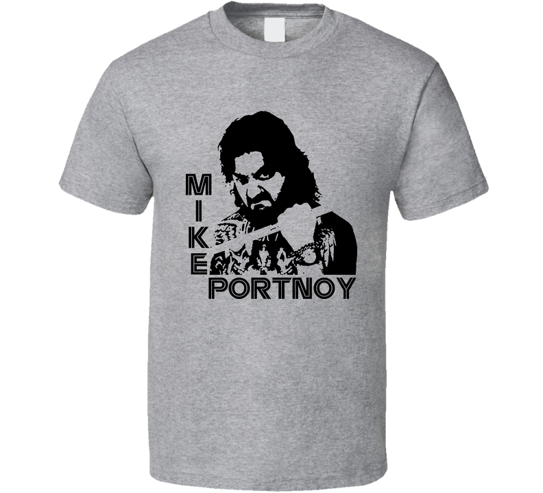 Mike Portnoy Rock Drummer Music Gray Unisex T Shirt