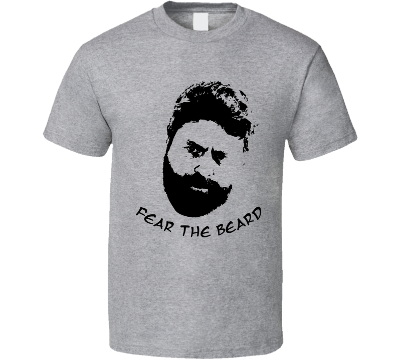 Bored To Death Fear The Beard Gray Unisex T Shirt Bored To Death Fear The Beard Gray Unisex T Shirt