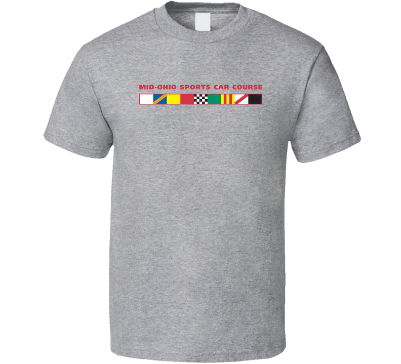 Mid-ohio Sports Car Course Racing Enthusiasts Gray Unisex T Shirt Mid-ohio Sports Car Course Racing Enthusiasts Gray Unisex T Shirt