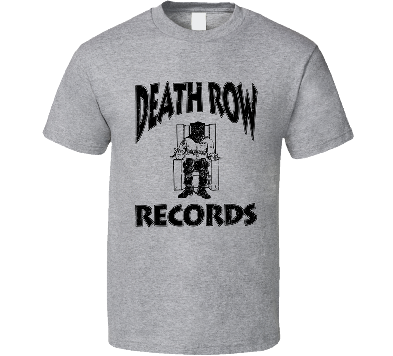 Death Row Records Music Company Logo Gray Unisex T Shirt