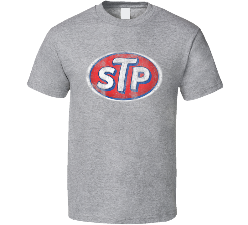 Stp Motor Oil Vintage Logo Gray Unisex T Shirt