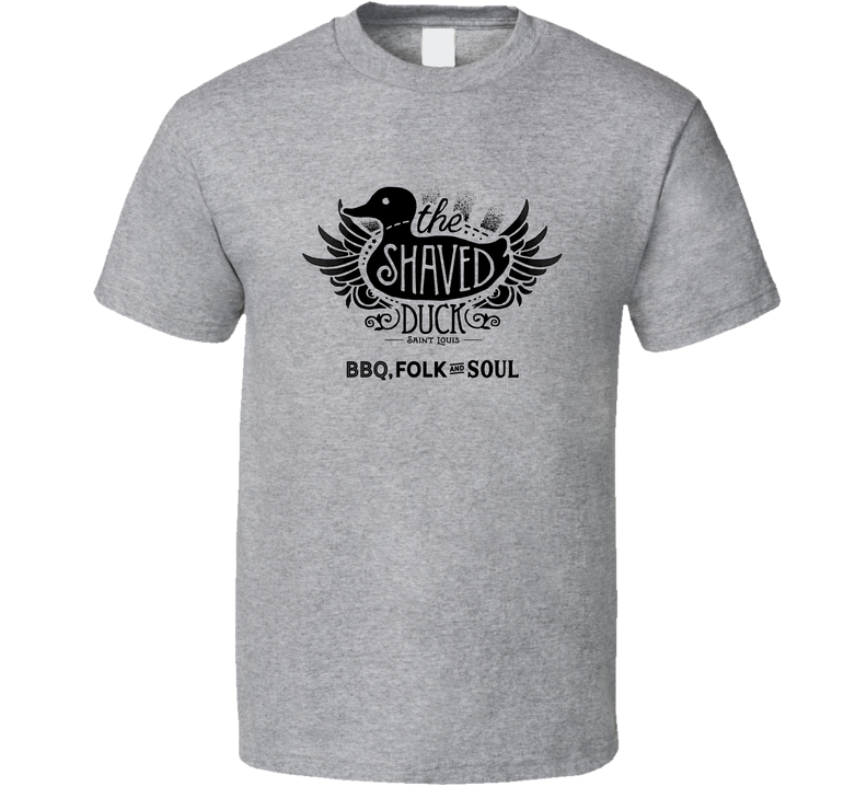 The Shaved Duck St Louis Restaurant Food Gray Unisex T Shirt