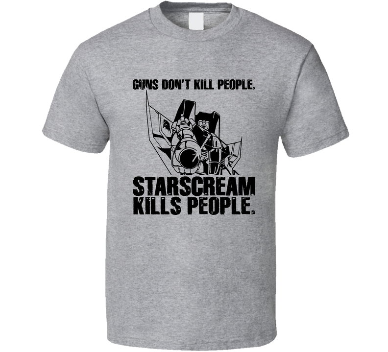Starscream Kils Carton Robot Gray Unisex T Shirt Starscream Kils Carton Robot Gray Unisex T Shirt