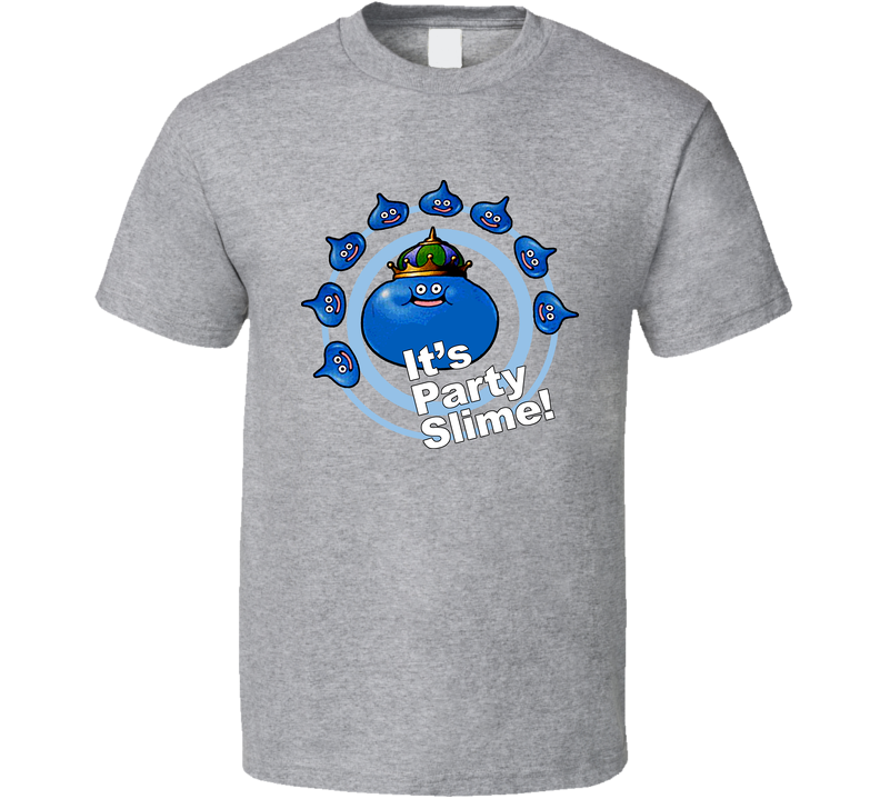 Dragon Quest Slime Video Game Gray Unisex T Shirt
