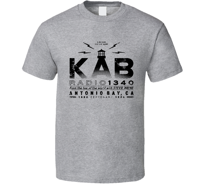Kab Radio Antonio Bay The Fog Inspired Gray Unisex T Shirt