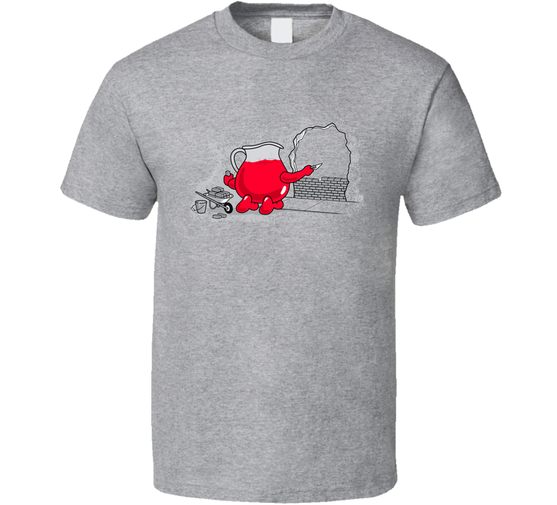 Kool Aid Man Funny Gray Unisex T Shirt Kool Aid Man Funny Gray Unisex T Shirt