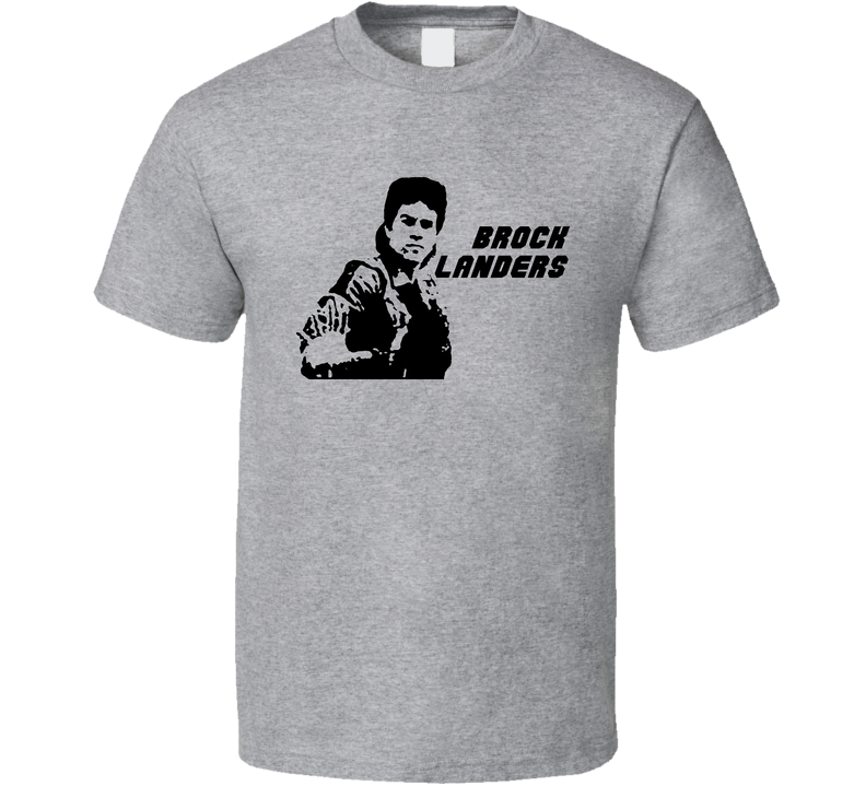 Boogie Nights Brock Landers Movie Gray Unisex T Shirt Boogie Nights Brock Landers Movie Gray Unisex T Shirt