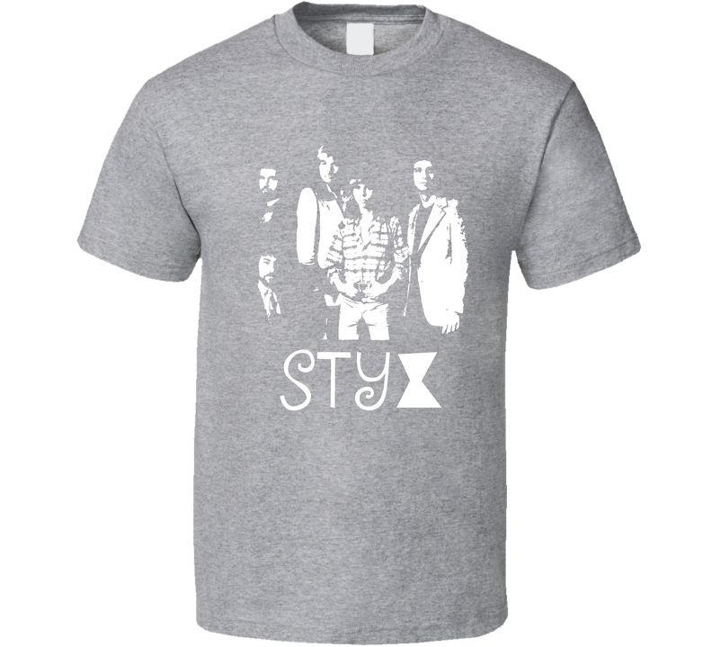 Styx Retro Rock Music Group Gray Unisex T Shirt