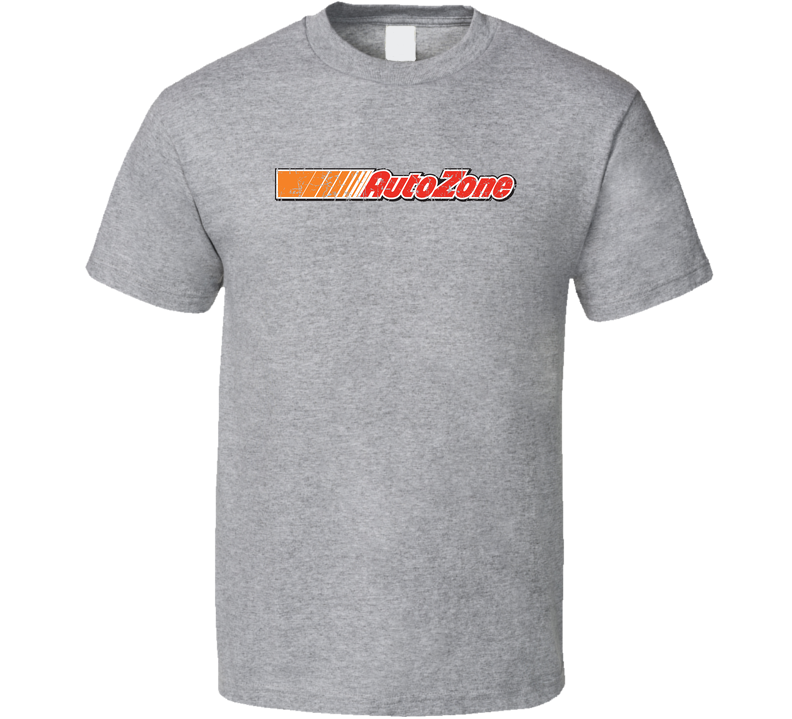 Autozone Automobile Car Parts Cool Distressed Style Brand Logo Emblem Gray Unisex T Shirt