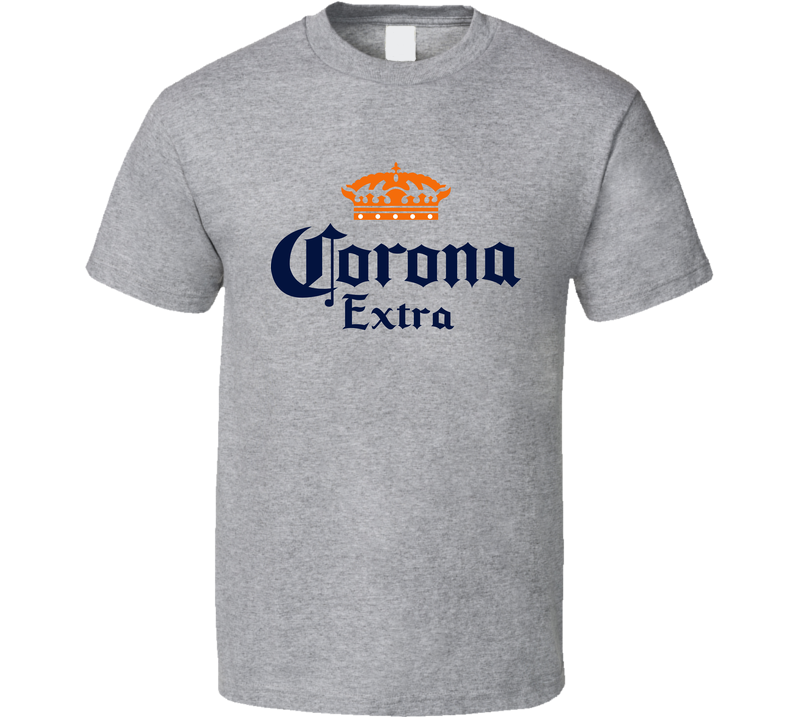Corona Extra Beer Lager Drinking Bar Crawl Fan Gray Unisex T Shirt