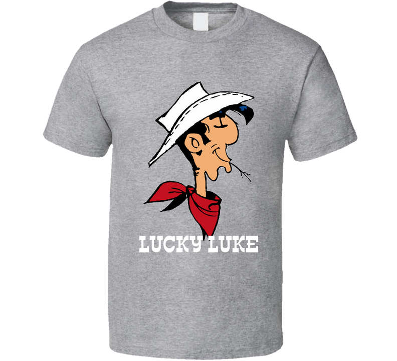 Lucky Luke Gray Unisex T Shirt Lucky Luke Gray Unisex T Shirt