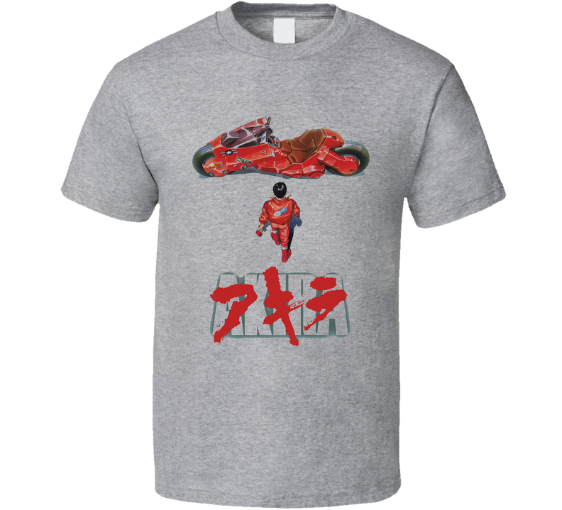 Akira Anime Gray Unisex T Shirt