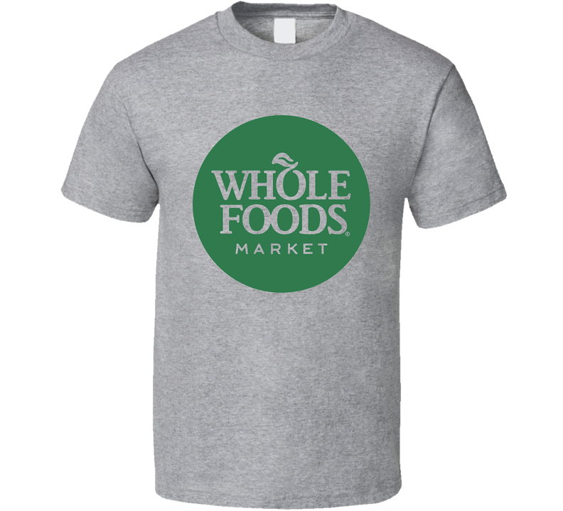 Whole Foods Market Boston Massachusetts Top Restaurants Food Fan Lover Foodie Gray Unisex T Shirt