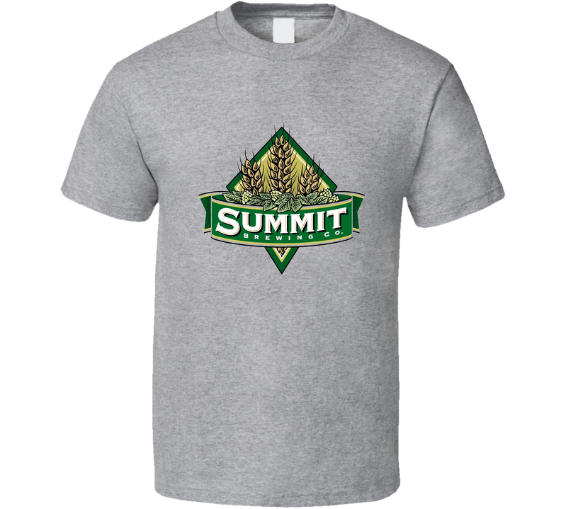 Summit Brewing Company Cool Brewery Beer Logo Gray Unisex T Shirt Summit Brewing Company Cool Brewery Beer Logo Gray Unisex T Shirt
