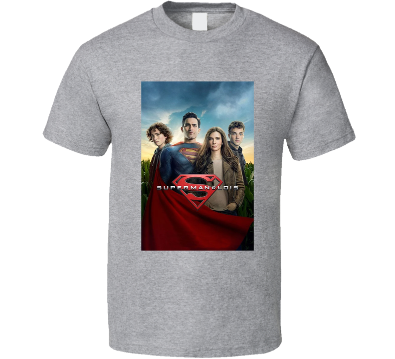 Superman And Lois Popular 2021 Tv Show Fan Gray Unisex T Shirt